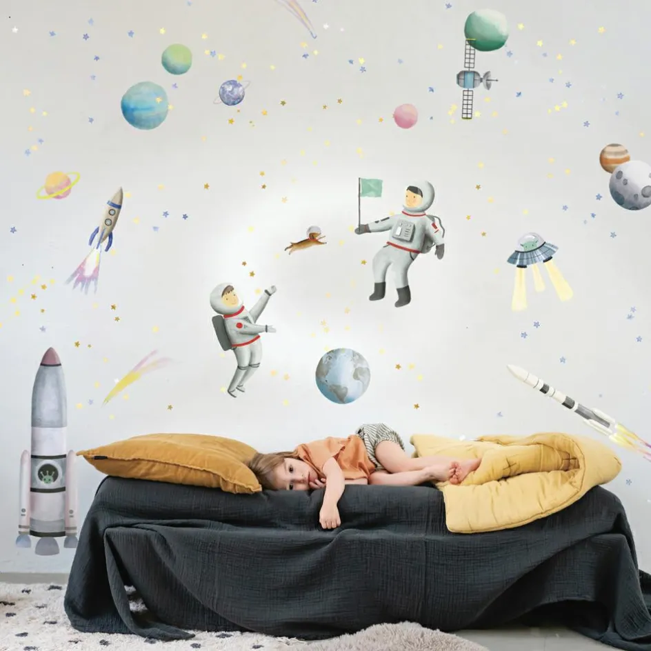 Sticker mural géant Espace|Mimi'lou Hot