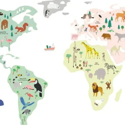 Stickers géants Animaux du monde (160 x 80 cm)|Mimi'lou