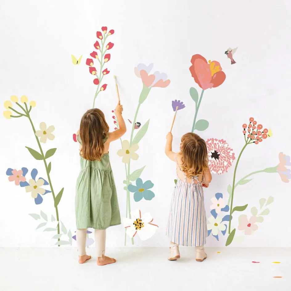 Stickers géants Fleurs de champs|Mimi'lou Discount