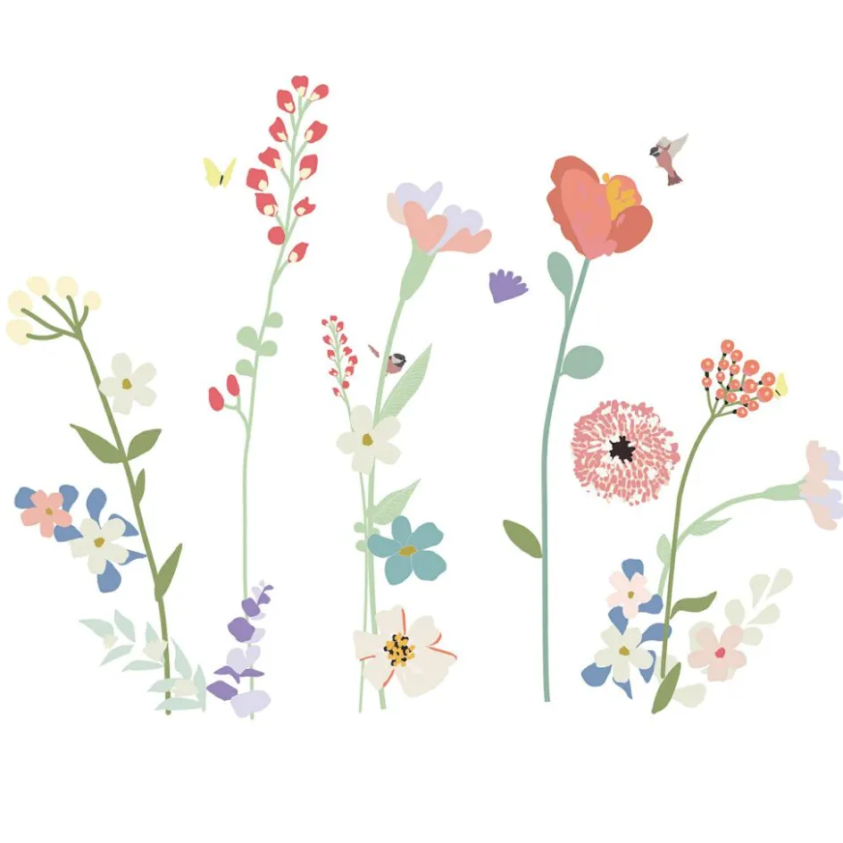 Stickers géants Fleurs de champs|Mimi'lou Discount