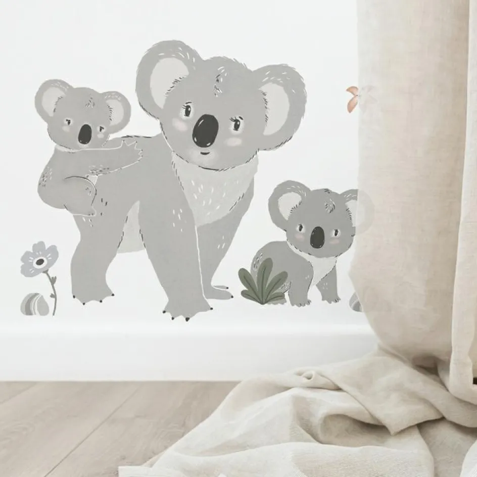 Sale Lilipinso Stickers muraux Famille Koala (54 x 46 cm)