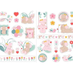 New Nattou Stickers muraux Iris & Lali