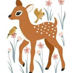 Stickers muraux Jeune cerf (50 x 64 cm)|Lilipinso Clearance