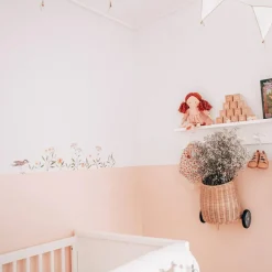 Discount Lilipinso Stickers Oh deer fleurs oranges et jaunes (29,7 x 42 cm)