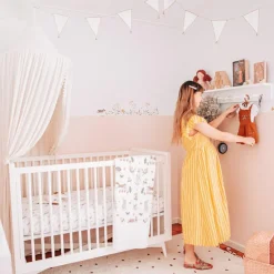 Discount Lilipinso Stickers Oh deer fleurs oranges et jaunes (29,7 x 42 cm)