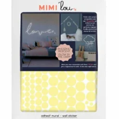 Stickers pastilles phosphorescentes (20 x 16 cm)|Mimi'lou Clearance