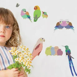 Sticket Just a touch with the birds|Mimi'lou New