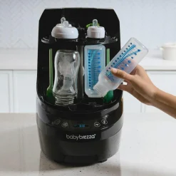 New babybrezza Stérilisateur et sécheur Bottle Washer Pro noir