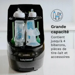New babybrezza Stérilisateur et sécheur Bottle Washer Pro noir