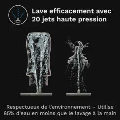 New babybrezza Stérilisateur et sécheur Bottle Washer Pro noir