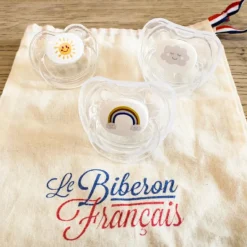 Sucette bébé physiologique Rainbow Arc-en-ciel (6 mois et +)|Le Biberon Français Best