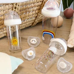 Sucette bébé physiologique Rainbow Arc-en-ciel (6 mois et +)|Le Biberon Français Best