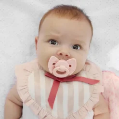 Sucette Binky Bow Misty Pink (3 mois et +)|Elodie Details Clearance