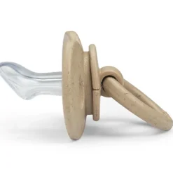 New Elodie Details Sucette en bambou orthodontique Pure Khaki (0-6 mois)