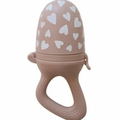 Discount Zakuw Sucette grignoteuse et 4 embouts Fall In Love taupe rose