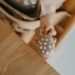 Discount Zakuw Sucette grignoteuse et 4 embouts Fall In Love taupe rose