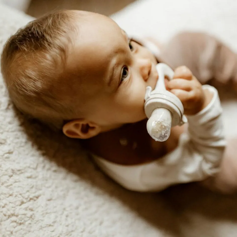 Sucette grignoteuse Sable avec 4 embouts|Zakuw Best