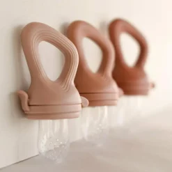 Sucette grignoteuse terre de sienne avec 4 embouts|Zakuw Online