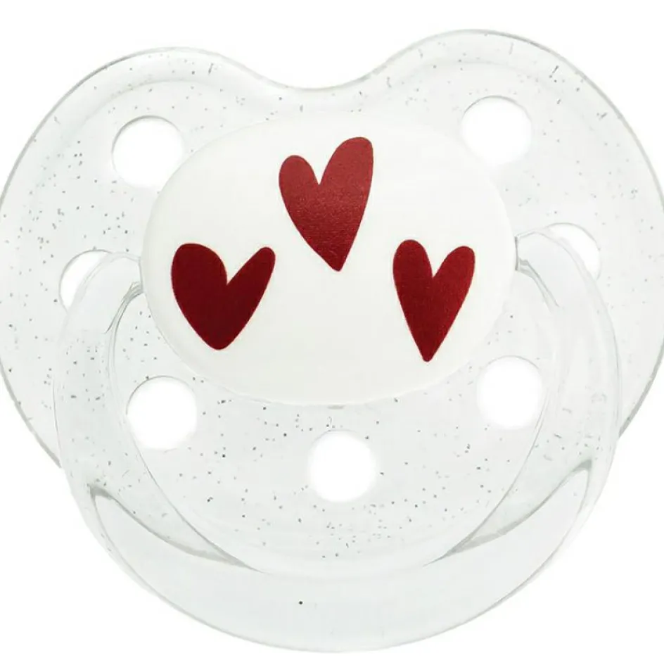 New Le Biberon Français Sucette nouveau né physiologique Coeurs (0-6 mois)