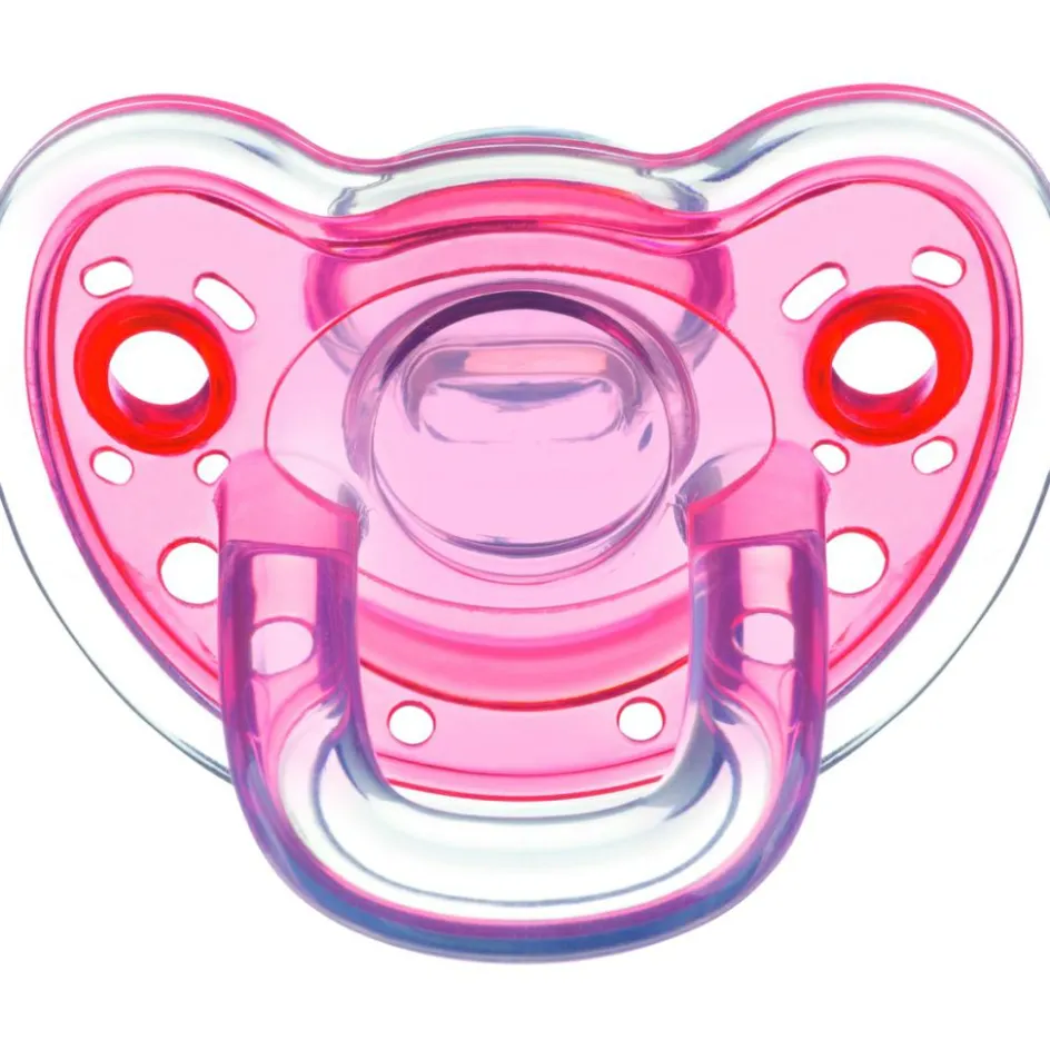 Sucette physiologique en silicone transparent (6-18 mois)|Bébé Confort Best