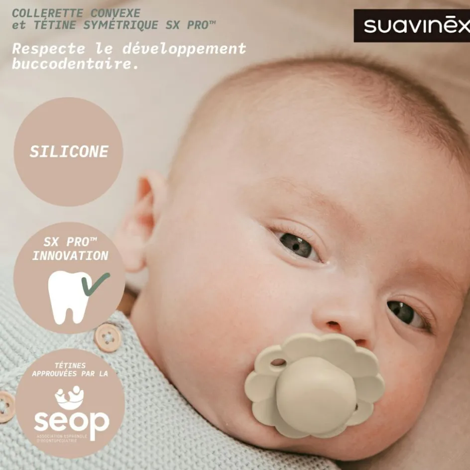 Sucette réversible SXPRO 6-18 mois Wonder Viva Maganta|Suavinex Online