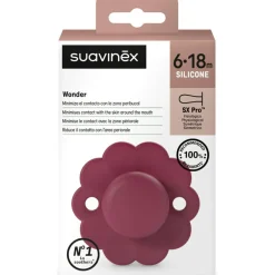 Sucette réversible SXPRO 6-18 mois Wonder Viva Maganta|Suavinex Online