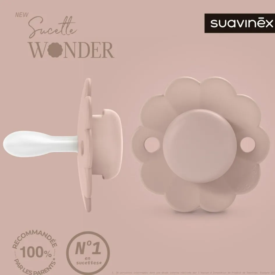 Sucette réversible SXPRO 6-18 mois Wonder Pale Mauve|Suavinex Online