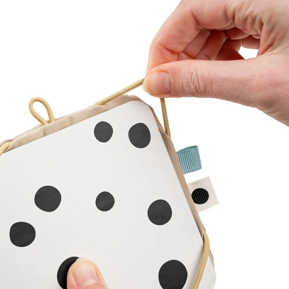 Online Done by Deer Support avec cartes de motifs contrastés Deer friends Sable