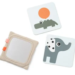 Online Done by Deer Support avec cartes de motifs contrastés Deer friends Sable