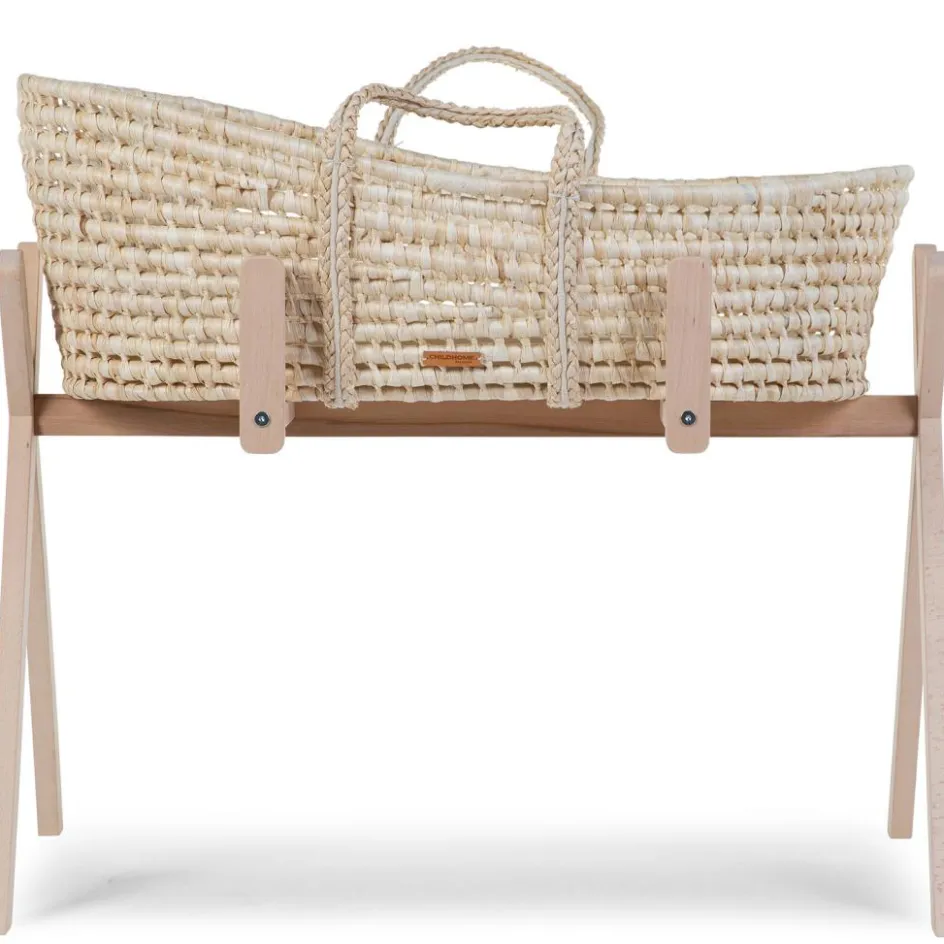 Support de couffin évolutif 2 en 1 en bois naturel|Childhome Discount