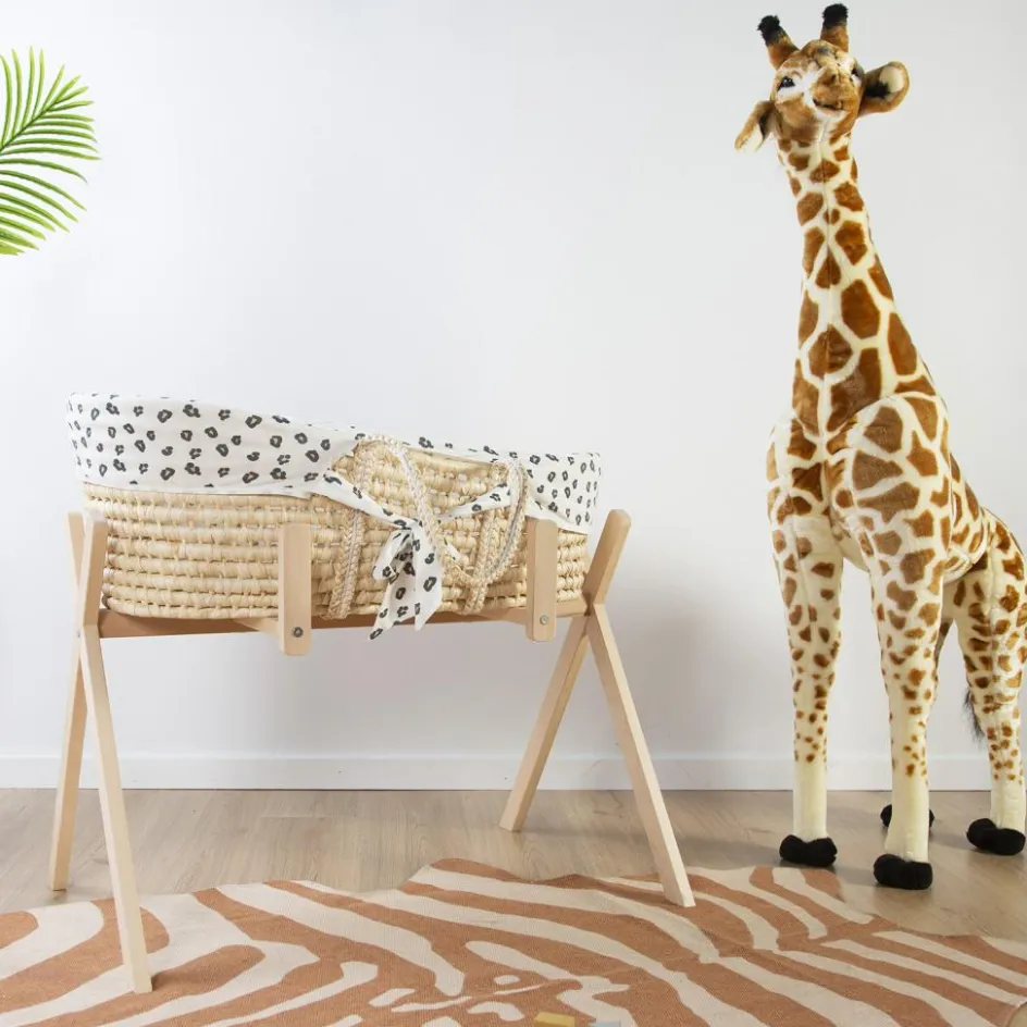 Support de couffin évolutif 2 en 1 en bois naturel|Childhome Discount