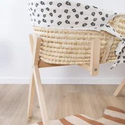 Support de couffin évolutif 2 en 1 en bois naturel|Childhome Discount