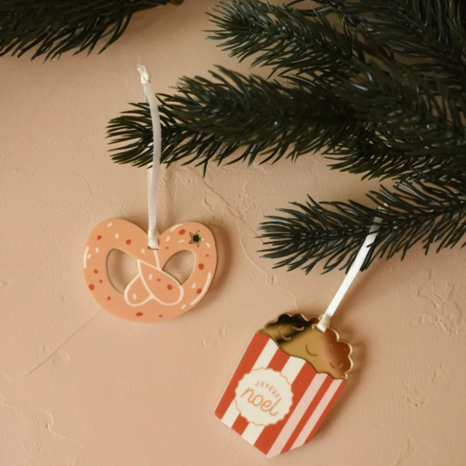 Discount Baubels Suspension Popcorn Noël Gourmand (personnalisable)