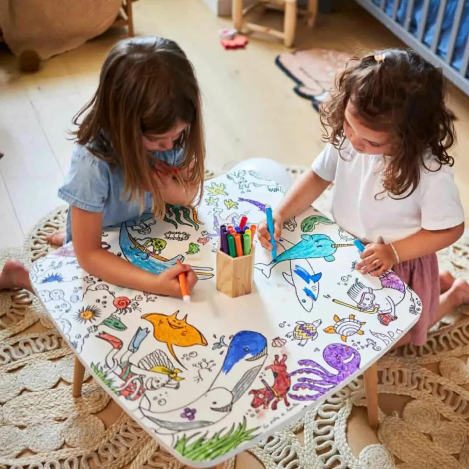 Table à colorier Coloritable modèle La Plongée|DBKids Clearance