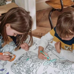 Clearance DBKids Table à colorier Coloritable modèle Savane