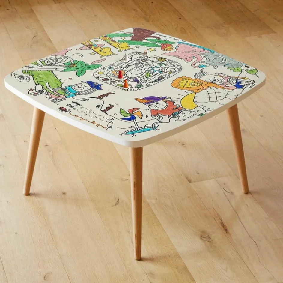 Clearance DBKids Table à colorier Coloritable modèle Savane