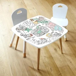 Clearance DBKids Table à colorier Coloritable modèle Savane
