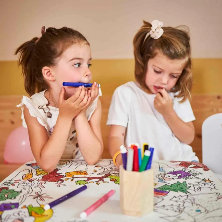 Hot DBKids Table à colorier Coloritable modèle La Forêt