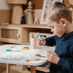 Hot DBKids Table à colorier Coloritable modèle La Forêt