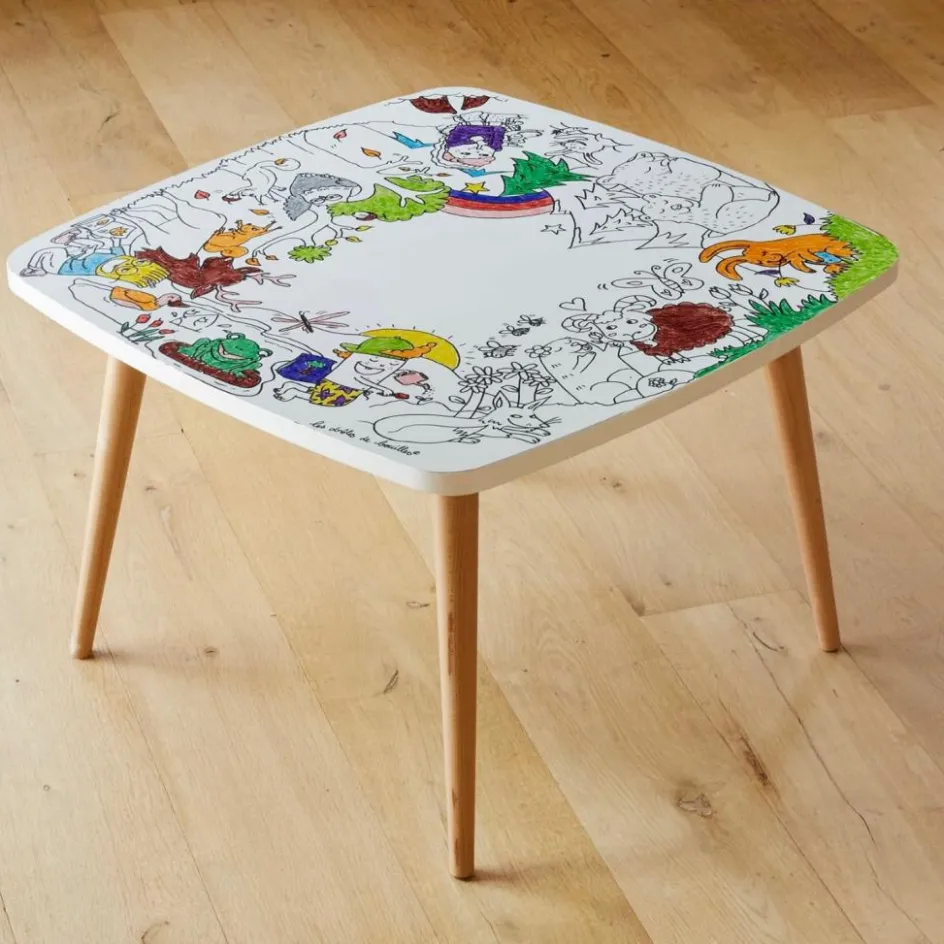 Hot DBKids Table à colorier Coloritable modèle La Forêt