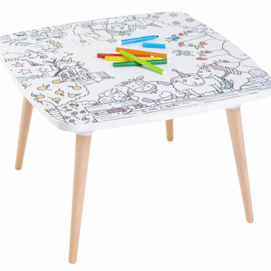 Table à colorier coloritable modèle La Ferme|DBKids Clearance