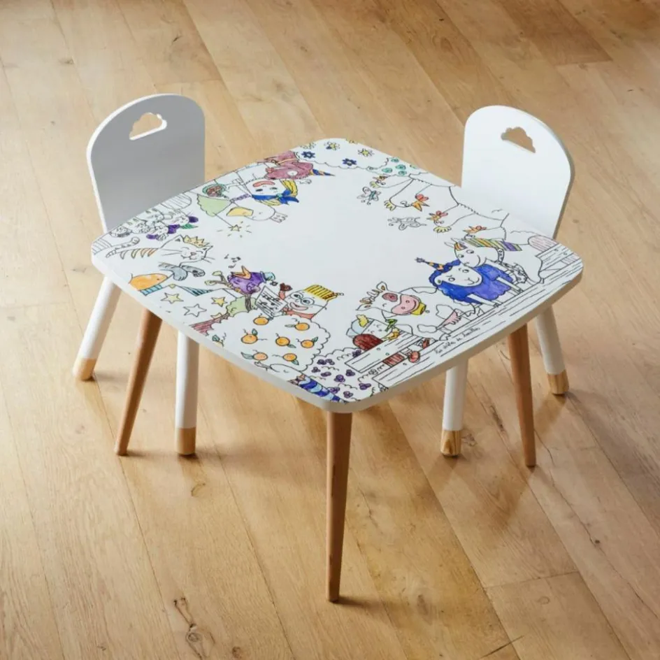 Table à colorier coloritable modèle La Ferme|DBKids Clearance
