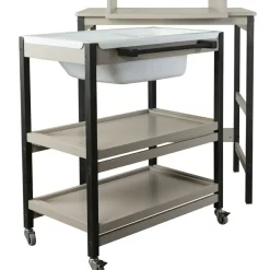 Sale Quax Table à langer avec baignoire Smart Stone-Eboni