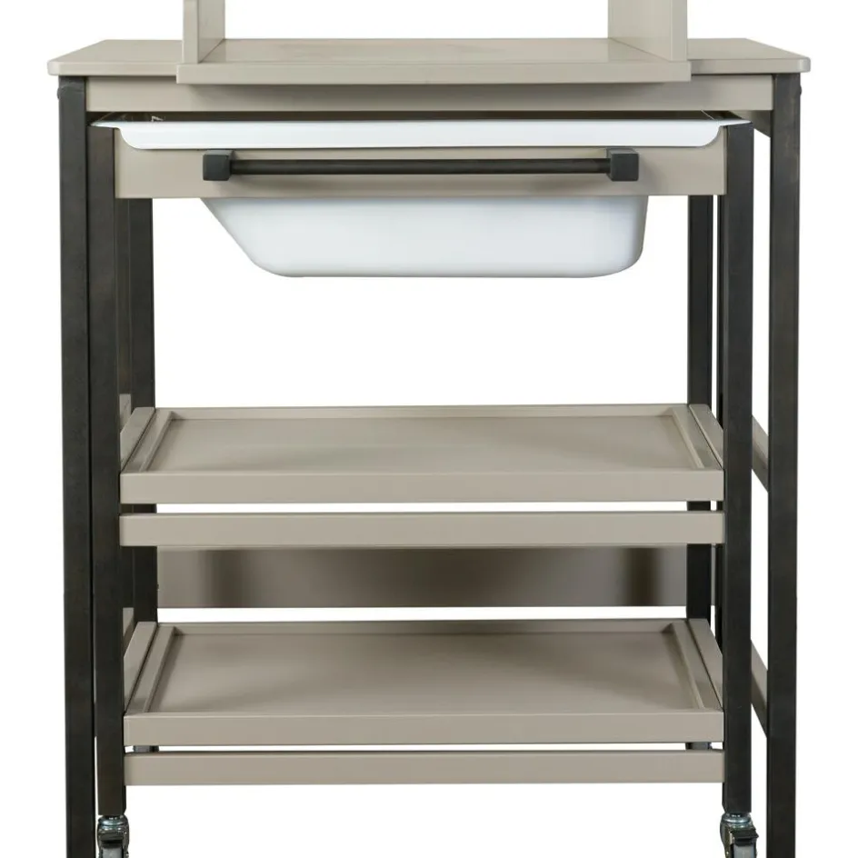 Sale Quax Table à langer avec baignoire Smart Stone-Eboni