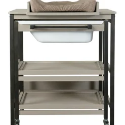 Sale Quax Table à langer avec baignoire Smart Stone-Eboni