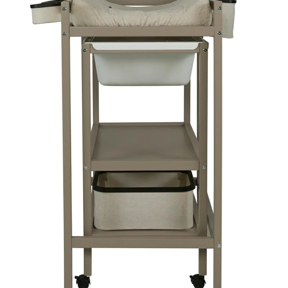 Clearance Quax Table à langer avec baignoire Basic Stone