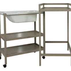 Clearance Quax Table à langer avec baignoire Basic Stone