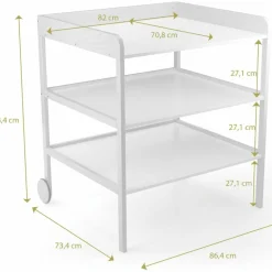 Table à langer Clara XL Blanc|Geuther Best