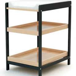 Table à langer en bois de hêtre Confort gris|AT4 Sale