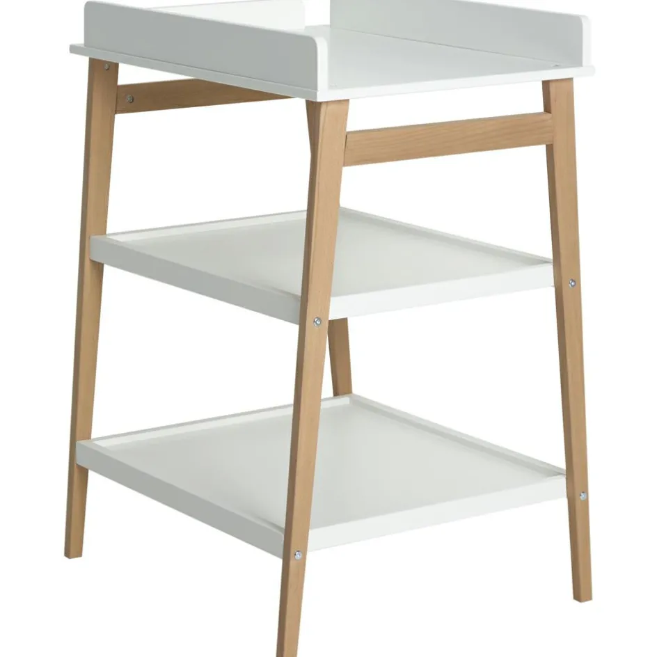 Table à langer Hip Blanc-Naturel|Quax New